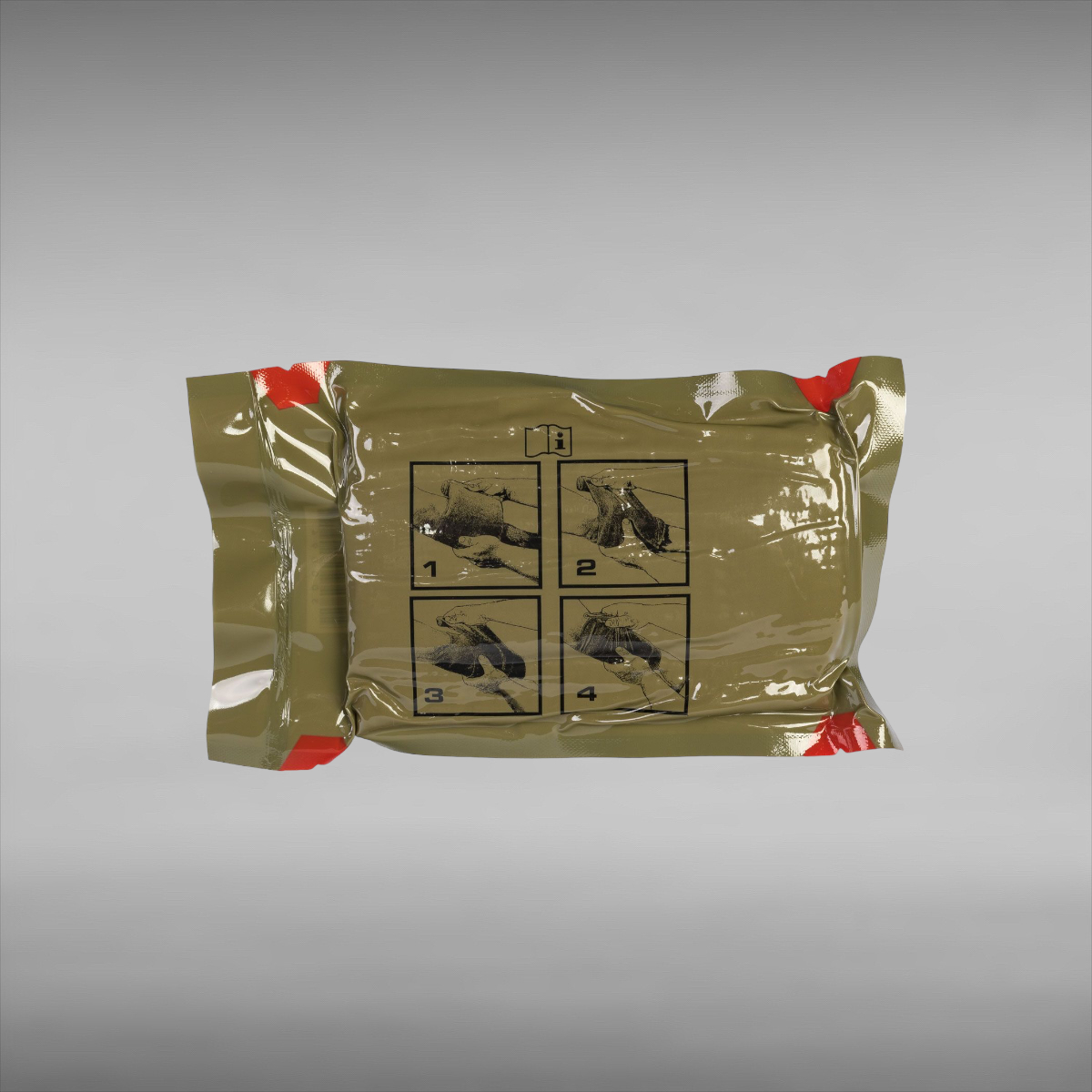 FLAT EMERGENCY TRAUMA DRESSING (ETD) 6 IN. - Image 2